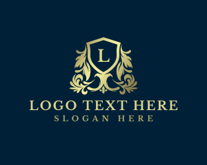 Royal Luxury Ornament Shield logo design