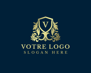 Wealth - Royal Luxury Ornament Shield logo design