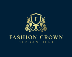 Royal Luxury Ornament Shield logo design