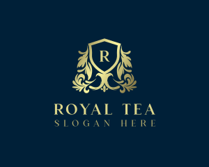 Royal Luxury Ornament Shield logo design