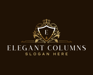 Elegant Crest Crown logo design