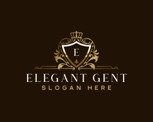 Elegant Crest Crown logo design