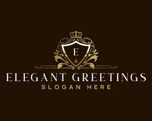 Elegant Crest Crown logo design