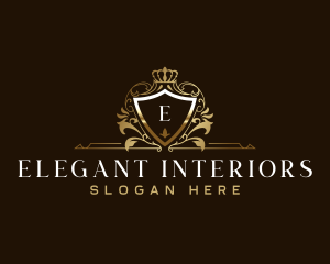 Elegant Crest Crown logo design