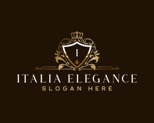 Elegant Crest Crown logo design