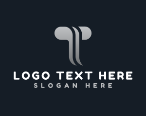 Advertisting - Startup Media Agency Letter T logo design