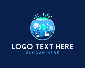 Aquatic - Aquarium Fish Aquatic logo design