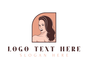 Model - Beauty Natural Woman logo design