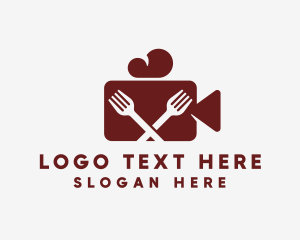 Bistro - Culinary Food Vlogger logo design