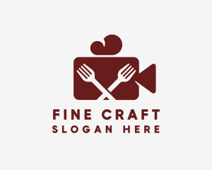 Culinary Food Vlogger  logo design