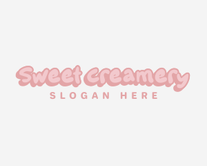 Cute Quirky Pastel logo design