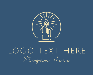 Religious - Candle Light Wellness logo design