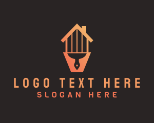 Home - Orange House Painting logo design