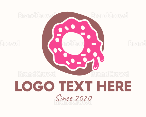 Donut Icing Doughnut Logo
