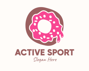 Donut Icing Doughnut Logo