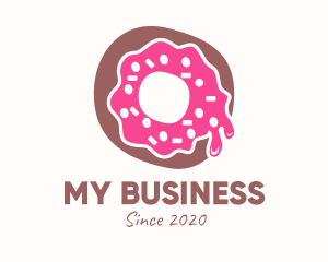 Donut Icing Doughnut logo design