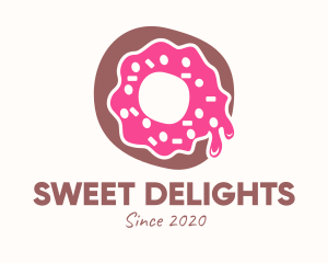 Pastries - Donut Icing Doughnut logo design