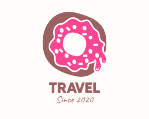 Donut Icing Doughnut logo design