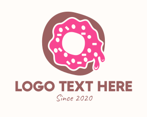 Eat - Donut Icing Doughnut logo design