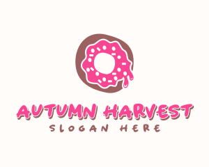 Doughnut Icing Letter O logo design