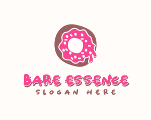 Doughnut Icing Letter O logo design