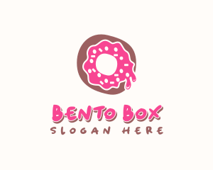 Doughnut Icing Letter O logo design