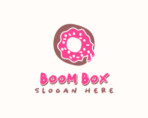 Doughnut Icing Letter O logo design