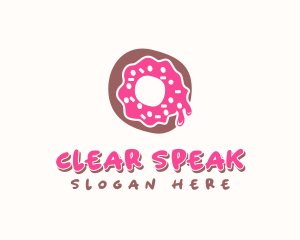 Doughnut Icing Letter O logo design