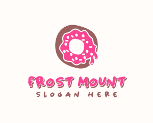 Doughnut Icing Letter O logo design