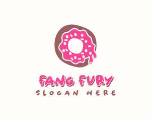 Doughnut Icing Letter O logo design