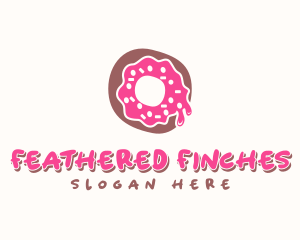 Doughnut Icing Letter O logo design