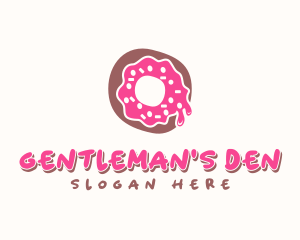 Doughnut Icing Letter O logo design