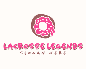 Doughnut Icing Letter O logo design