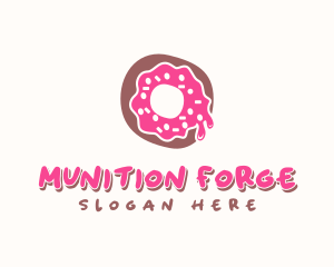 Doughnut Icing Letter O logo design