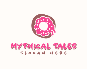 Doughnut Icing Letter O logo design