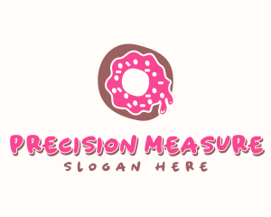 Doughnut Icing Letter O logo design