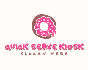 Doughnut Icing Letter O logo design