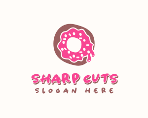 Doughnut Icing Letter O logo design