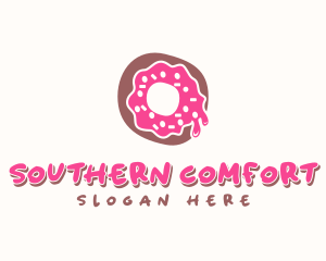 Doughnut Icing Letter O logo design