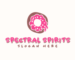 Doughnut Icing Letter O logo design