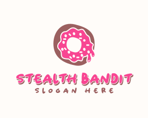 Doughnut Icing Letter O logo design