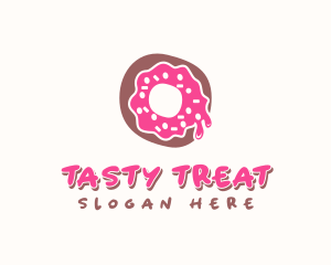Yummy - Doughnut Icing Letter O logo design