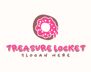 Doughnut Icing Letter O logo design