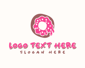 Doughnut Icing Letter O