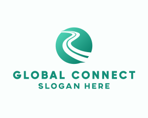 International - Road International Transport logo design