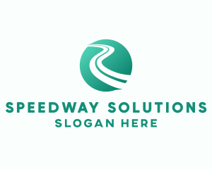 Roadway - Road Highway Transport logo design