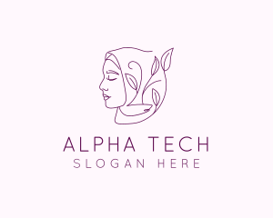 Hijab Woman Beauty  logo design