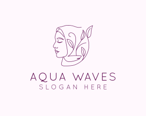 Hijab Woman Beauty  logo design