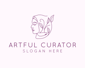 Hijab Woman Beauty  logo design