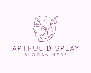 Hijab Woman Beauty  logo design